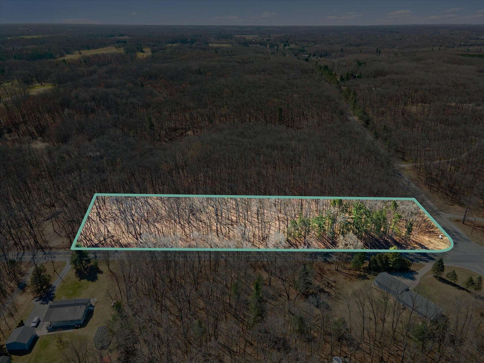 20 Acres of Recreational Land for Sale in Cedar Springs, Michigan