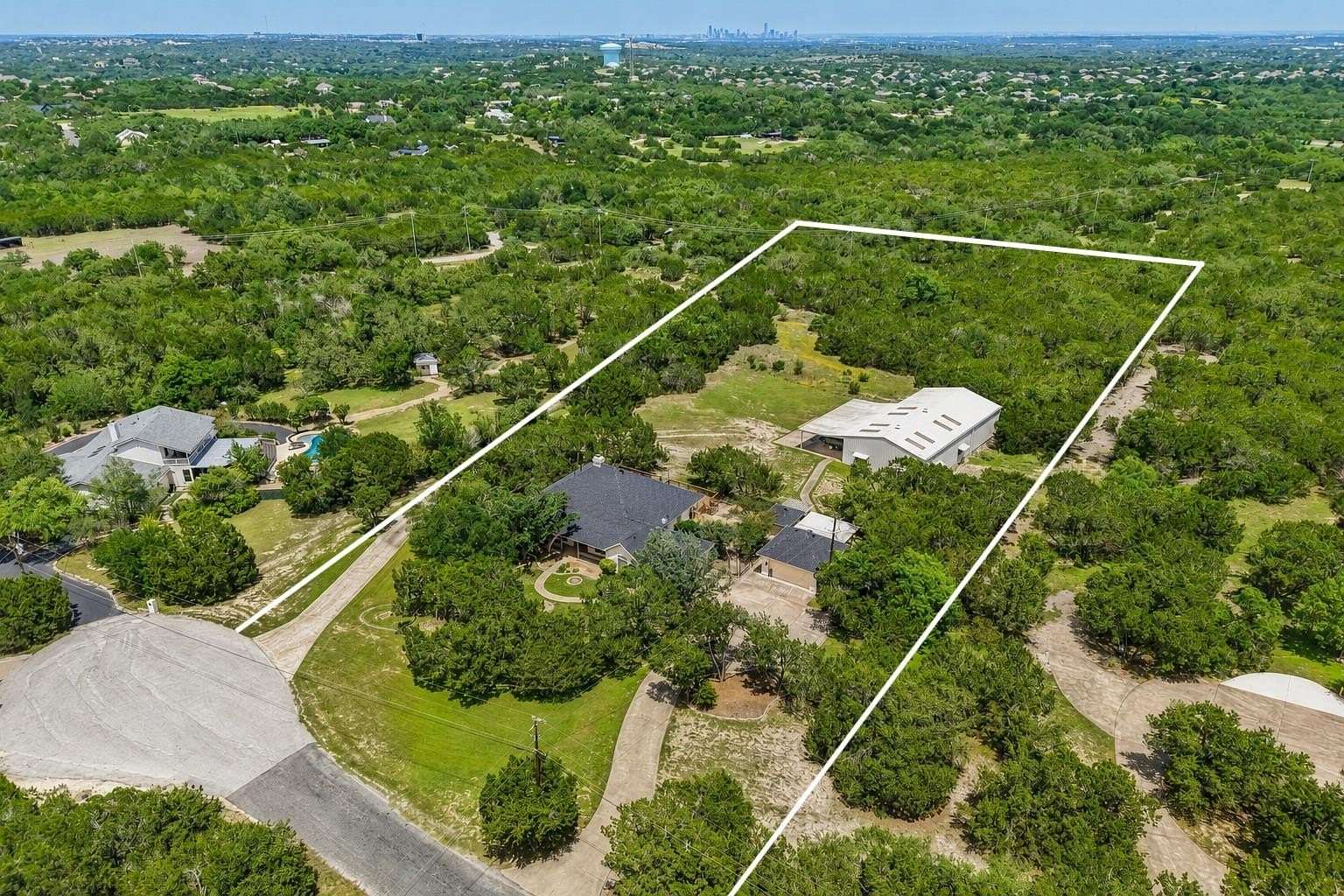 3.4 Acres of Land with Home for Sale in Austin, Texas