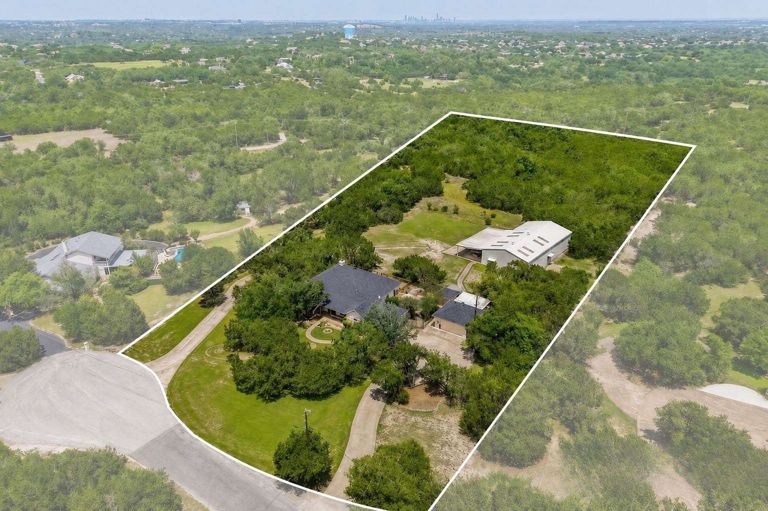 3.4 Acres of Land with Home for Sale in Austin, Texas