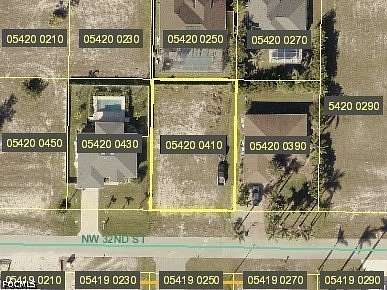 0.23 Acres of Residential Land for Sale in Cape Coral, Florida
