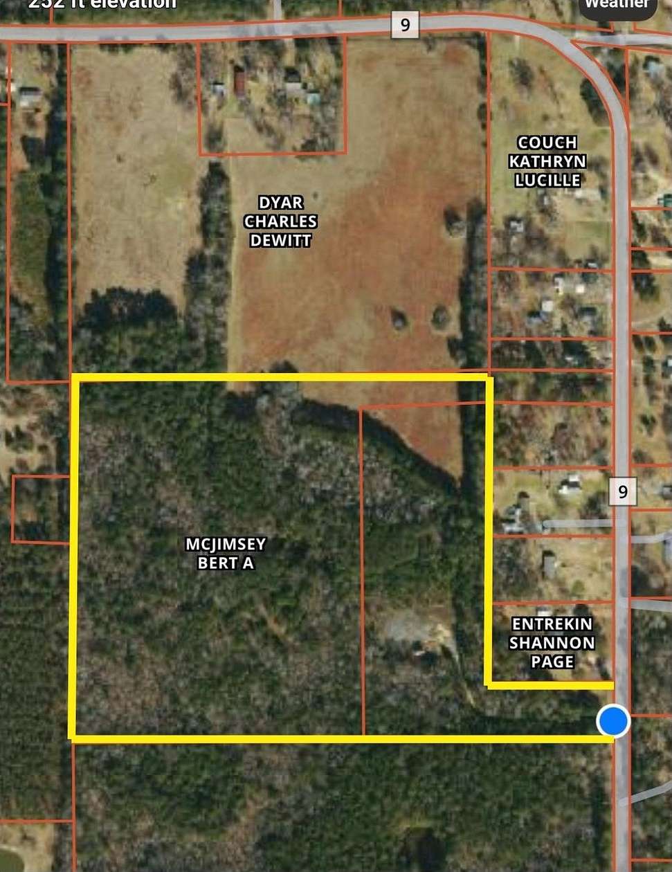35 Acres of Recreational & Residential Land for Sale in Waskom, Texas