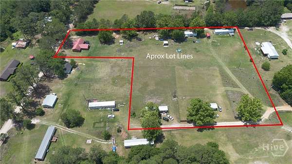 4.33 Acres of Land with Home for Sale in Hinesville, Georgia