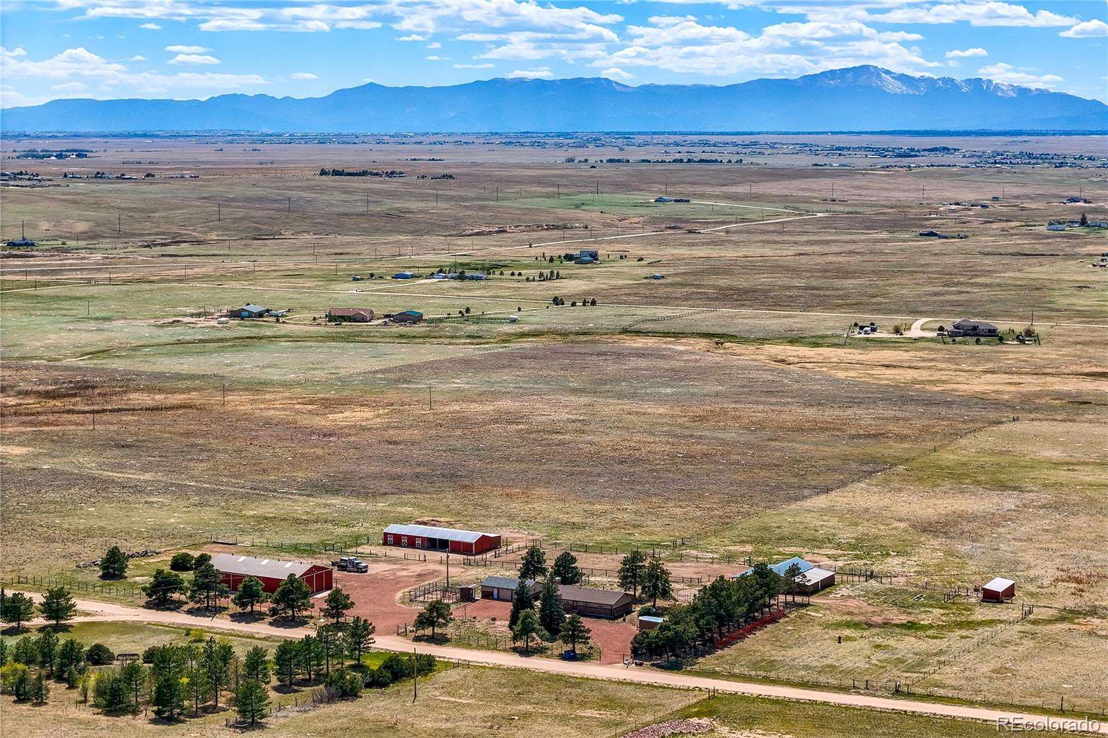75.9 Acres of Land with Home for Sale in Peyton, Colorado