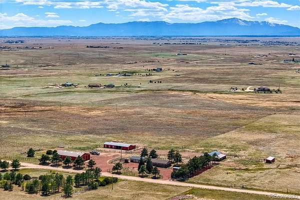 75.9 Acres of Land with Home for Sale in Peyton, Colorado