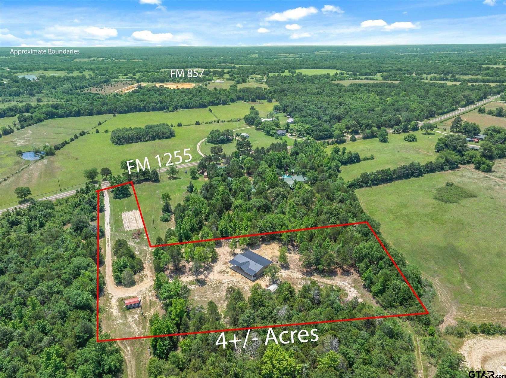 4 Acres of Land with Home for Sale in Grand Saline, Texas