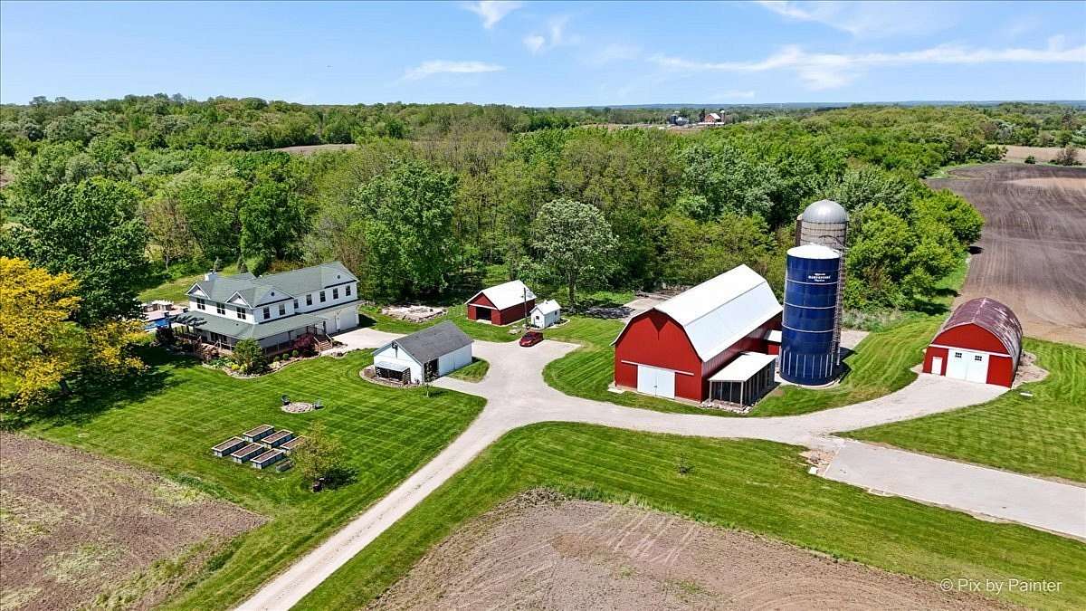 44.8 Acres of Recreational Land with Home for Sale in Huntley, Illinois