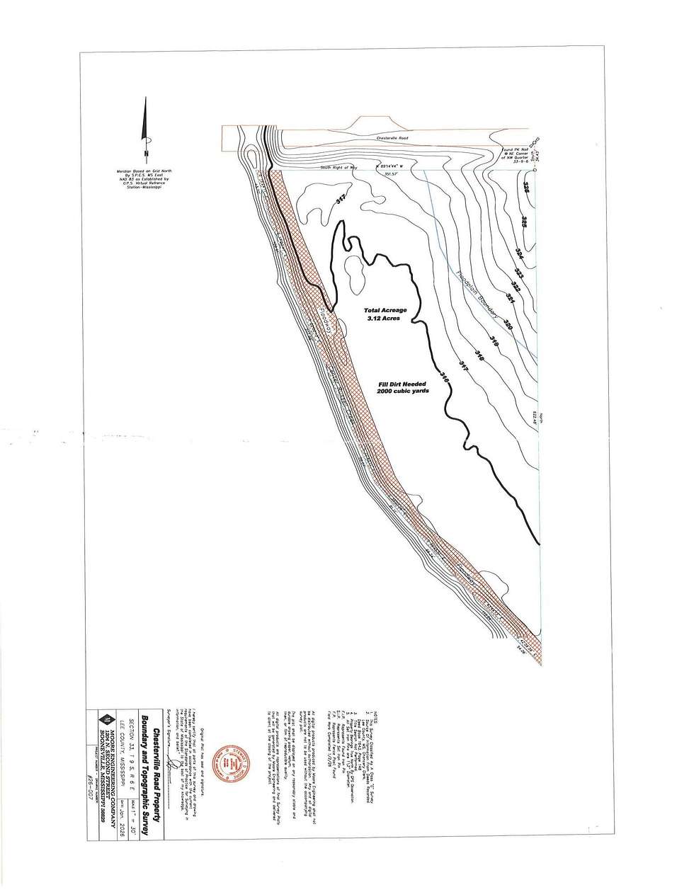 2.5 Acres of Residential Land for Sale in Tupelo, Mississippi