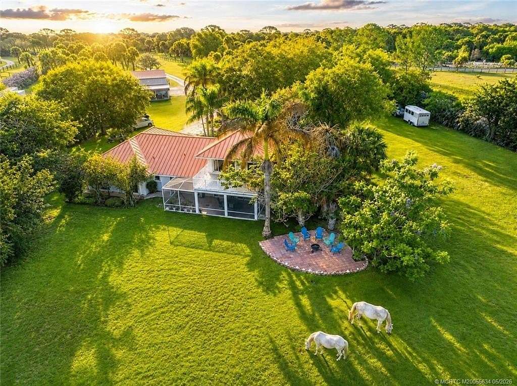 5 Acres of Land with Home for Sale in Palm City, Florida