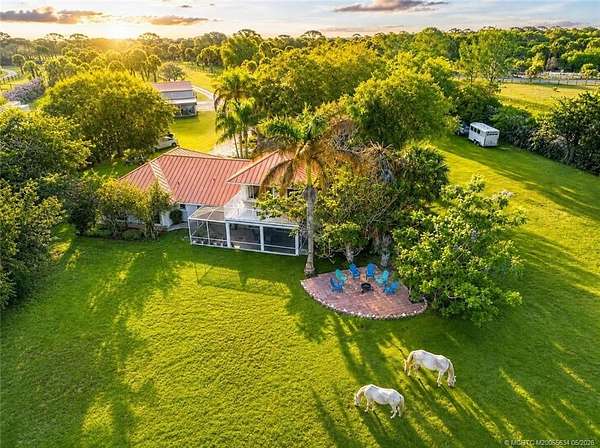 5 Acres of Land with Home for Sale in Palm City, Florida