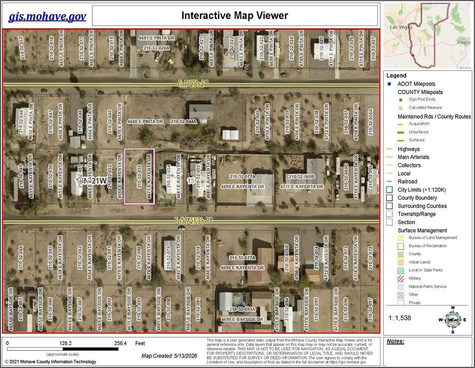 0.2 Acres of Residential Land for Sale in Topock, Arizona