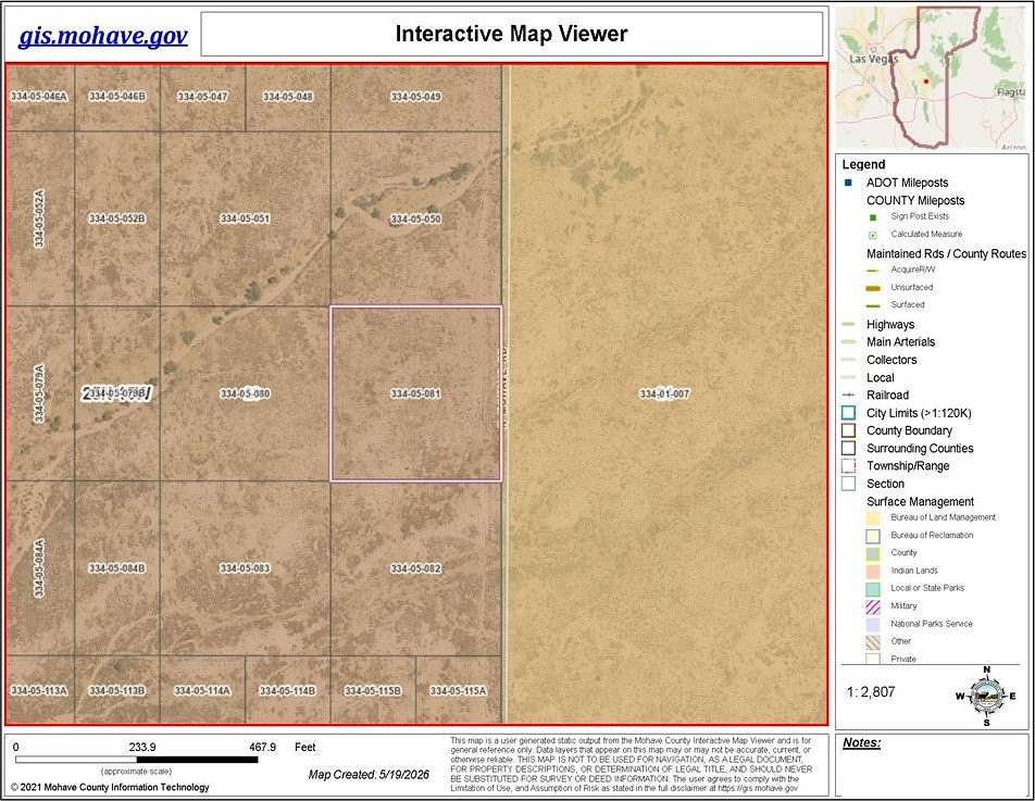 2.5 Acres of Residential Land for Sale in Kingman, Arizona