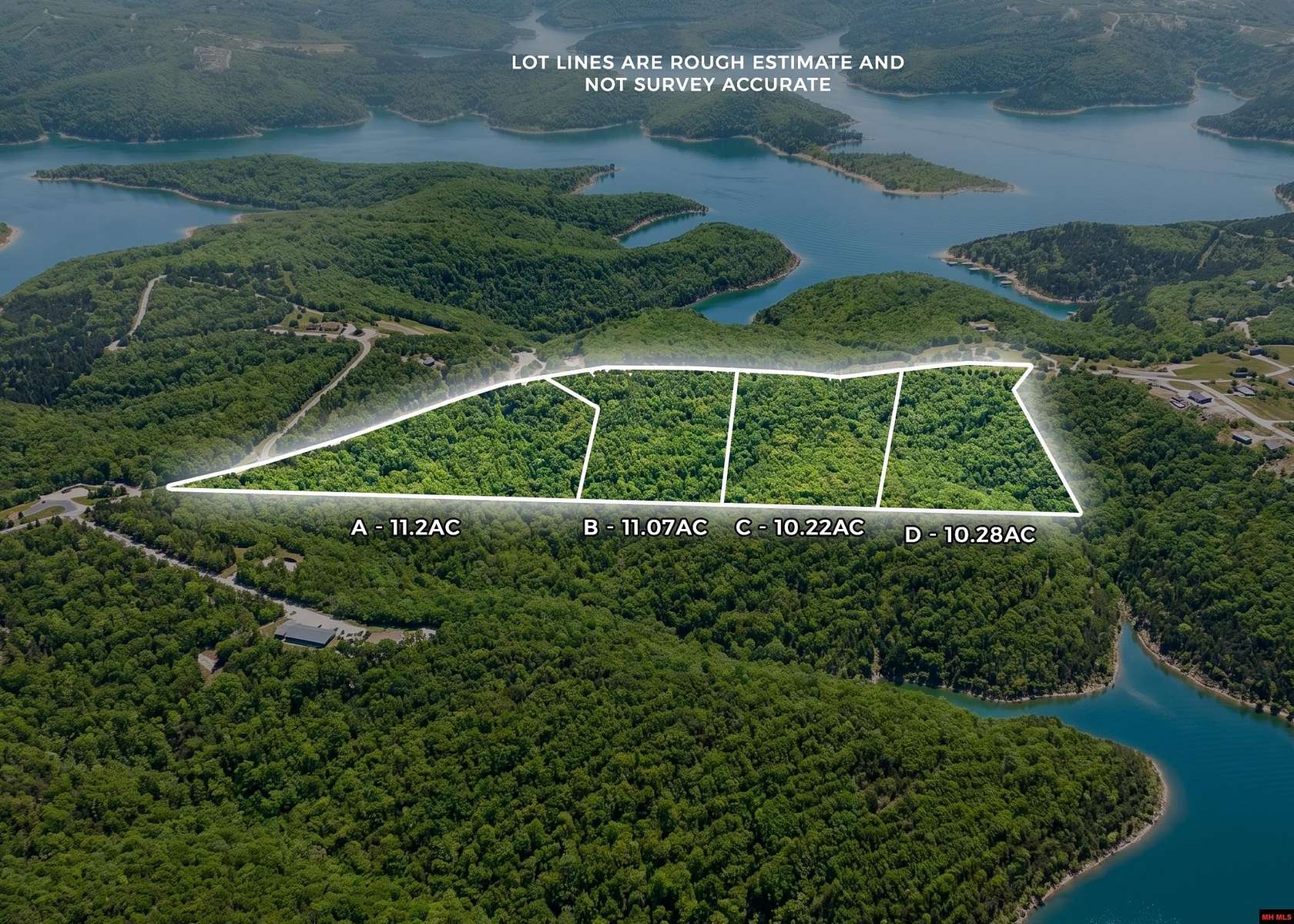 42.8 Acres of Recreational & Residential Land for Sale in Mountain Home, Arkansas