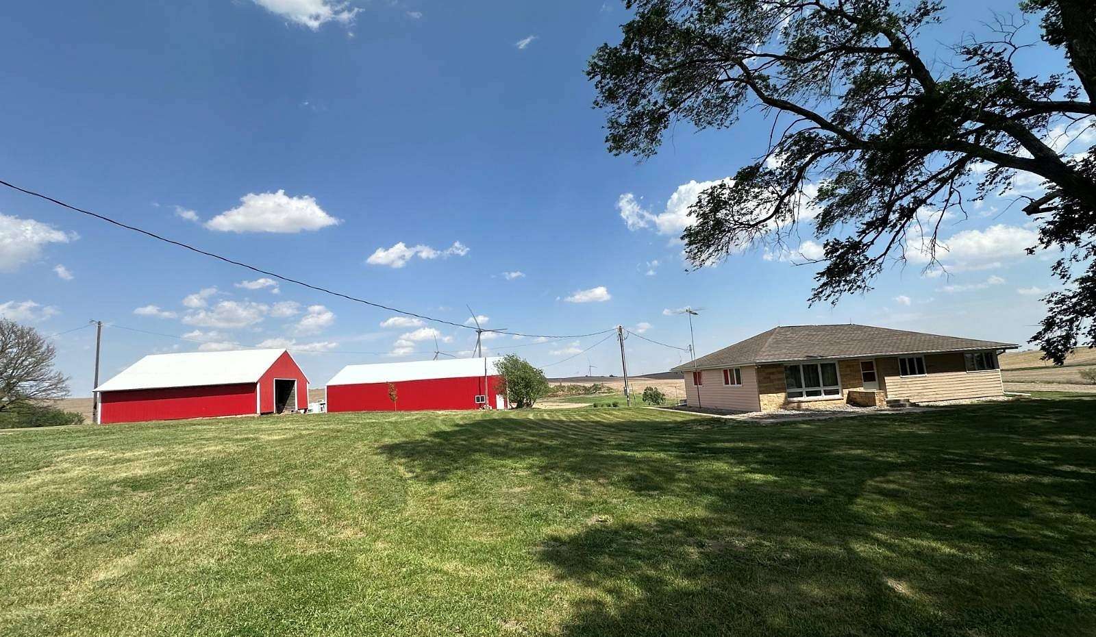 10.2 Acres of Land with Home for Sale in Wakefield, Nebraska