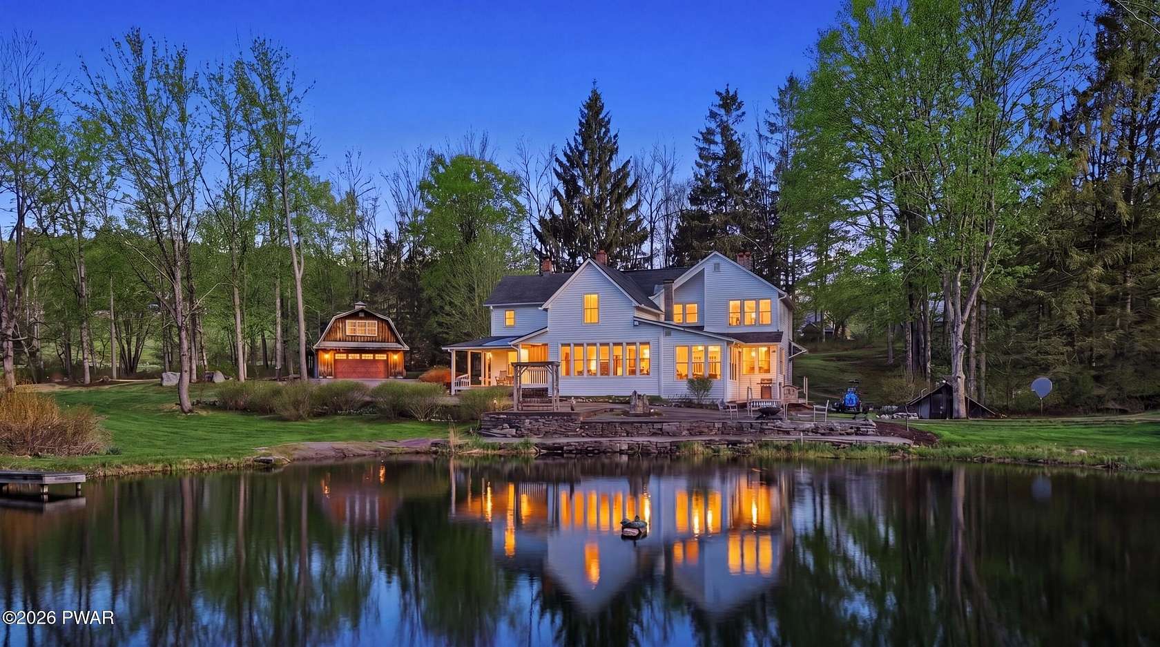 58.3 Acres of Recreational Land with Home for Sale in Milanville, Pennsylvania