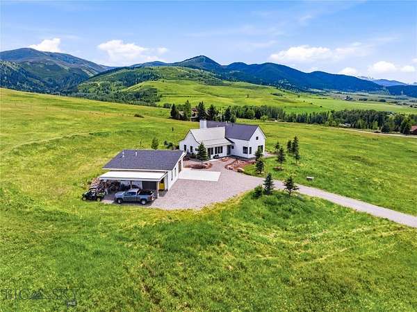11 Acres of Land with Home for Sale in Gallatin Gateway, Montana