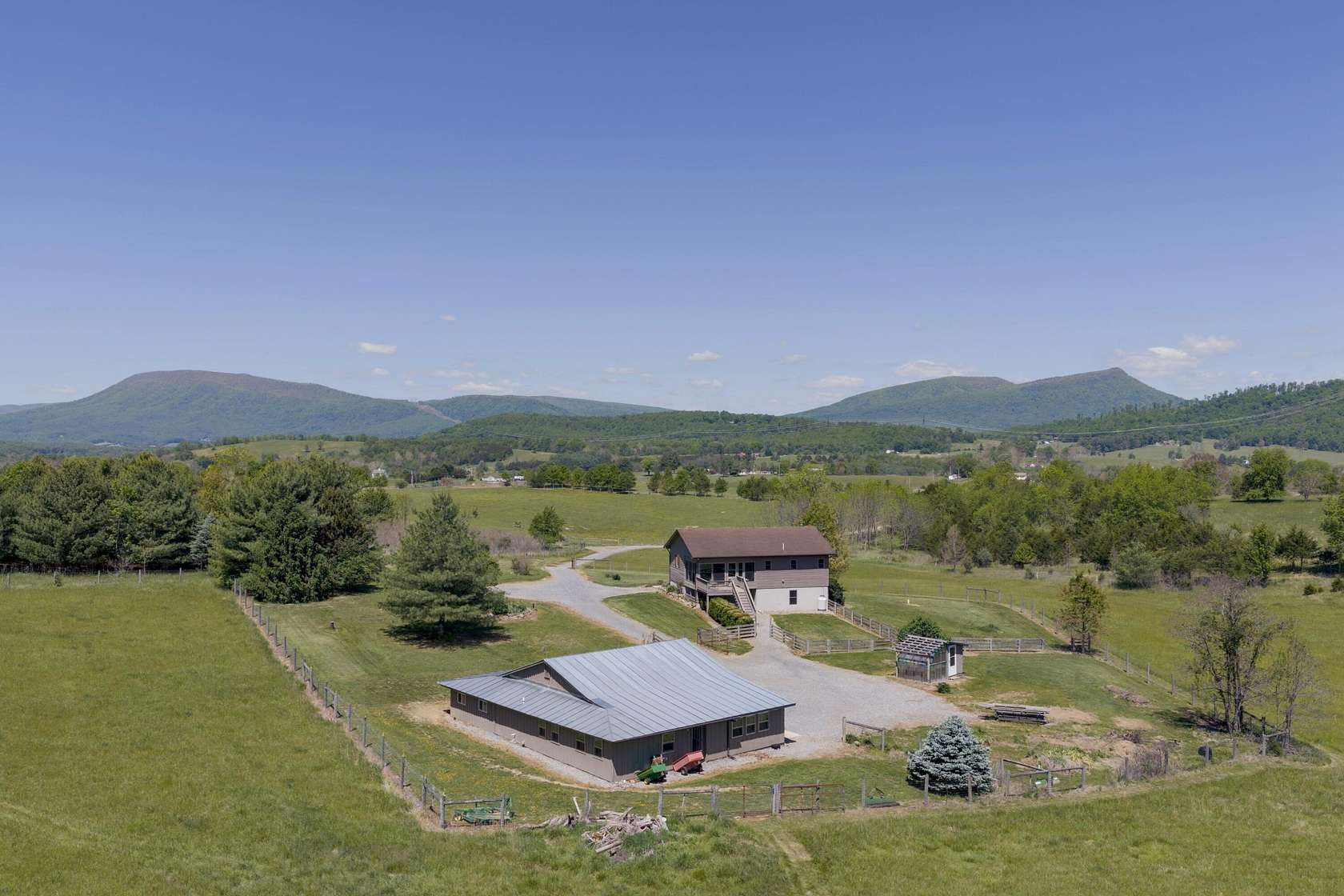 9.23 Acres of Land with Home for Sale in Rockbridge Baths, Virginia