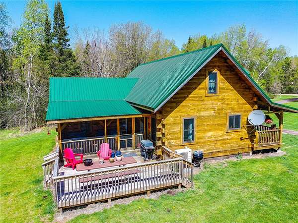 60 Acres of Recreational Land with Home for Sale in Askov, Minnesota