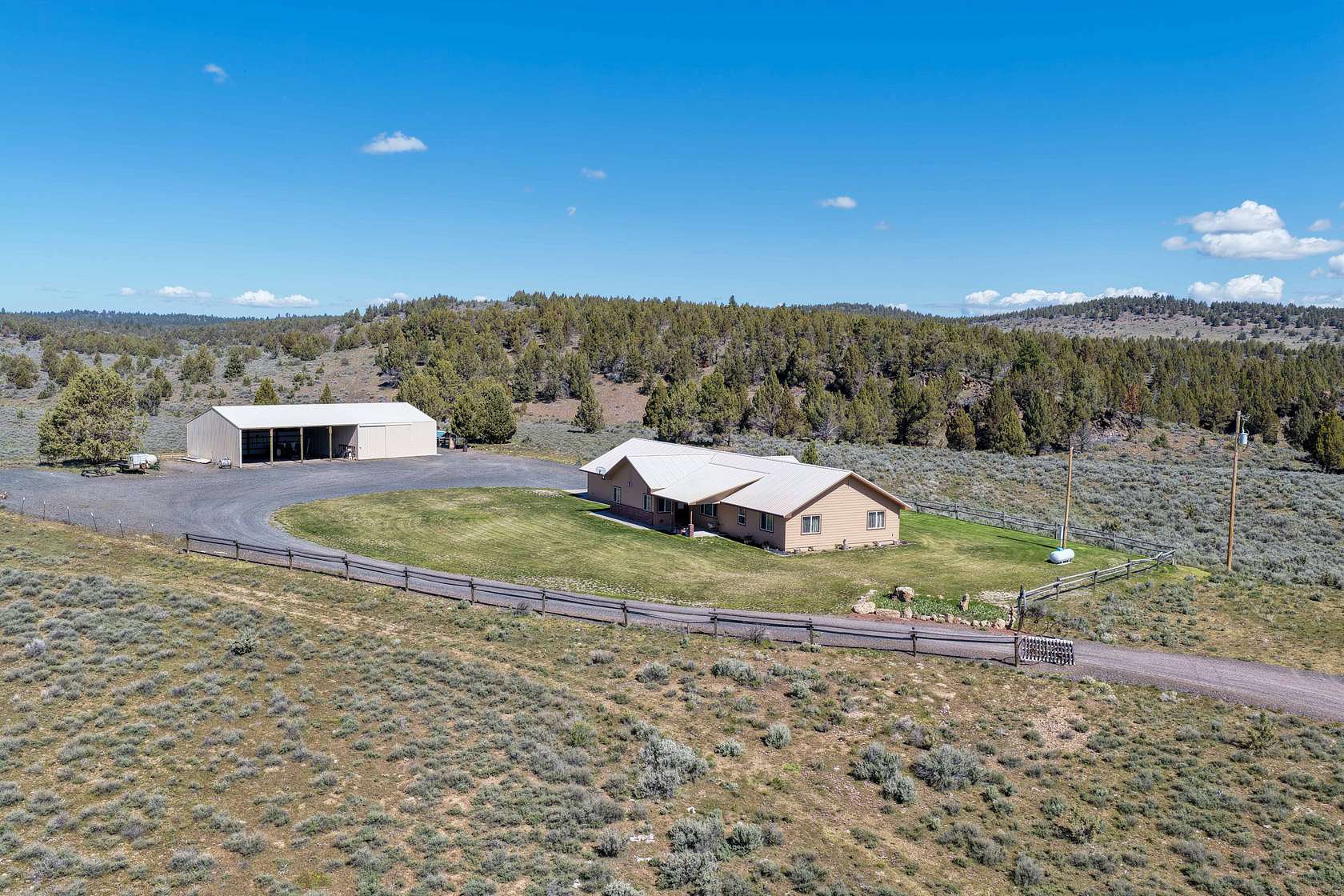 811 Acres of Agricultural Land with Home for Sale in Hines, Oregon