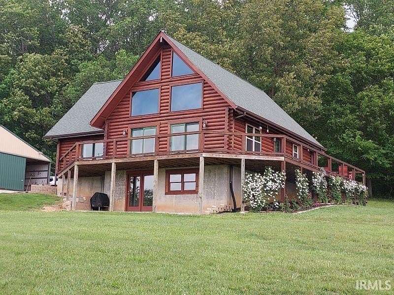 9.49 Acres of Land with Home for Sale in French Lick, Indiana