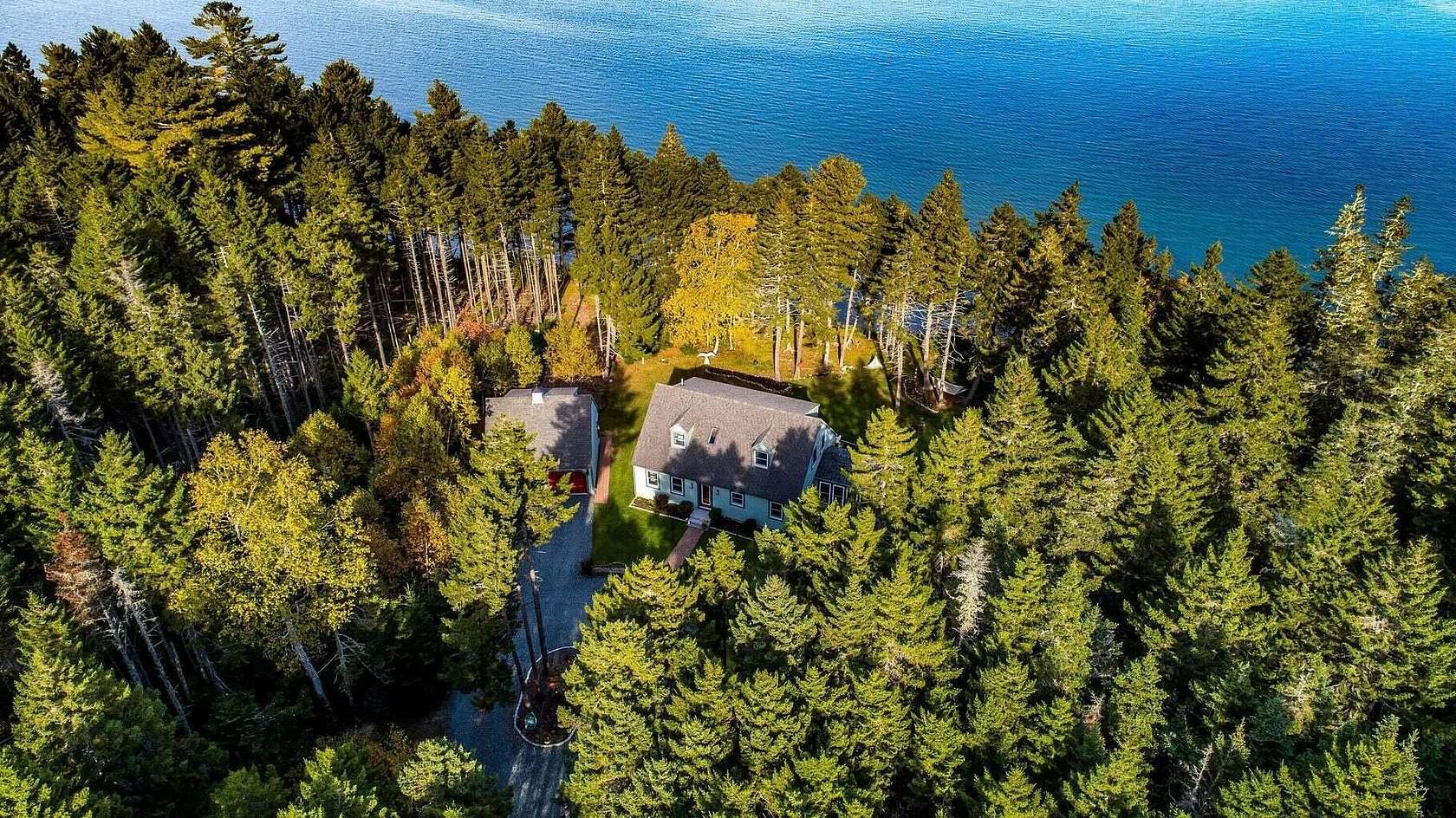 5.43 Acres of Land with Home for Sale in Gouldsboro, Maine