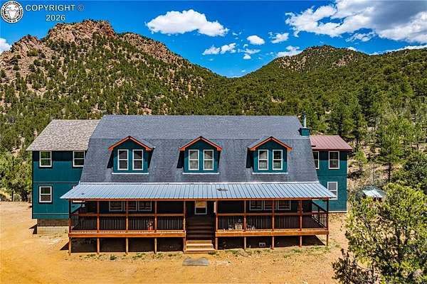 20 Acres of Recreational Land with Home for Sale in Cotopaxi, Colorado