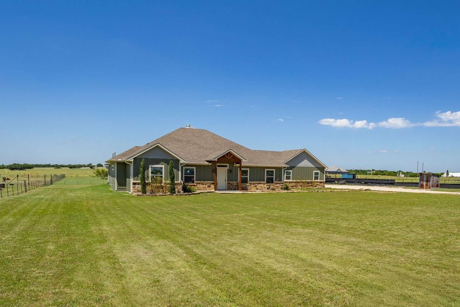 3.17 Acres of Land with Home for Sale in Ponder, Texas