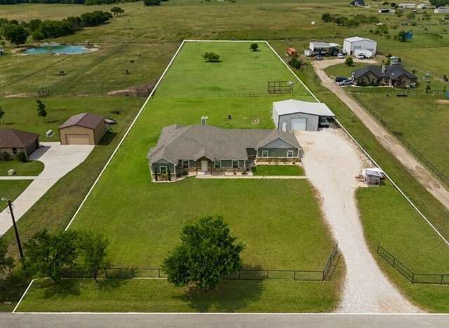 3.17 Acres of Land with Home for Sale in Ponder, Texas