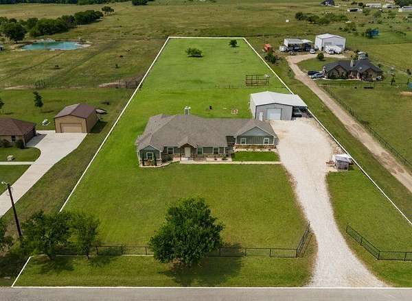 3.17 Acres of Land with Home for Sale in Ponder, Texas