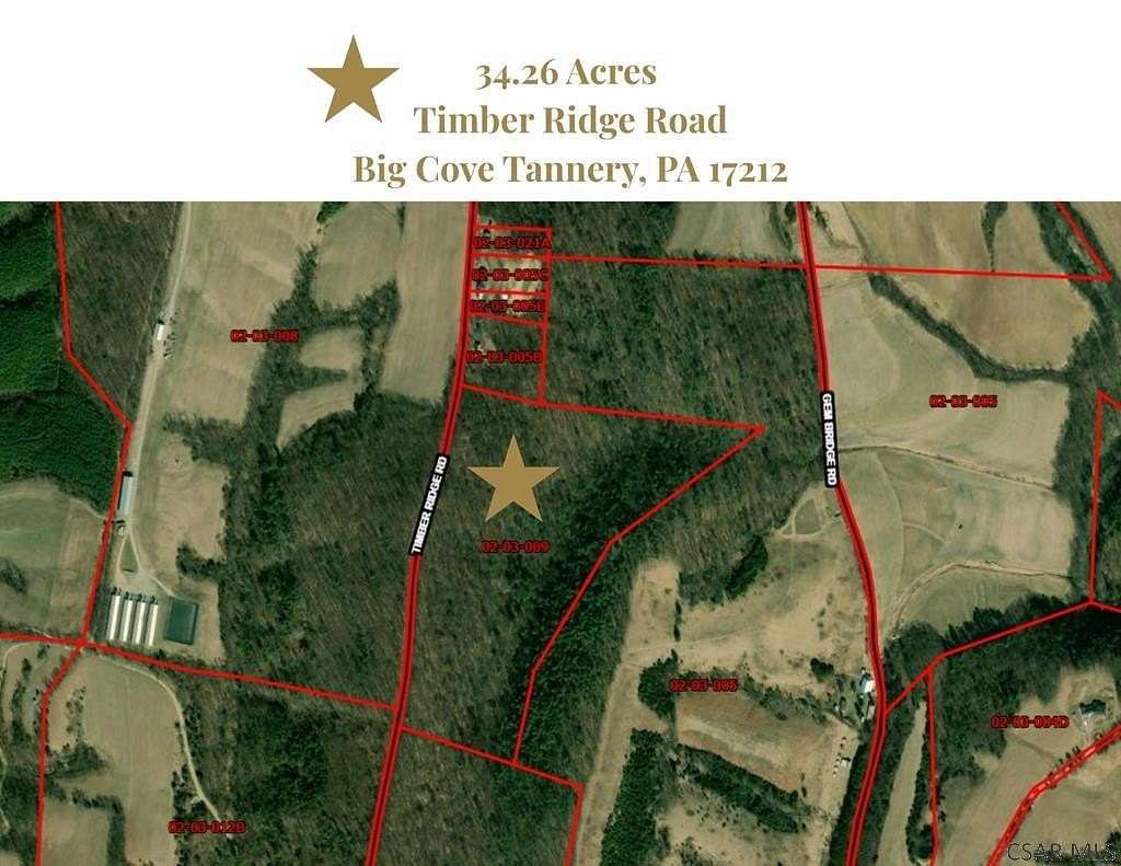 34.3 Acres of Recreational Land for Sale in Thompson Township, Pennsylvania