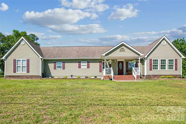 6.6 Acres of Land with Home for Sale in Marshville, North Carolina