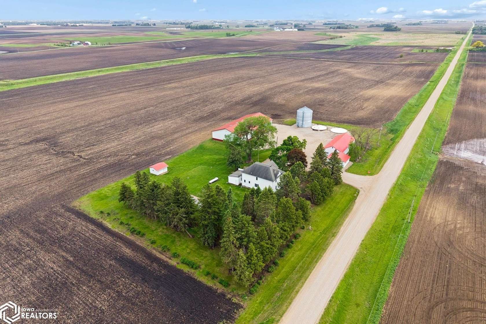 3.5 Acres of Land with Home for Sale in Garner, Iowa