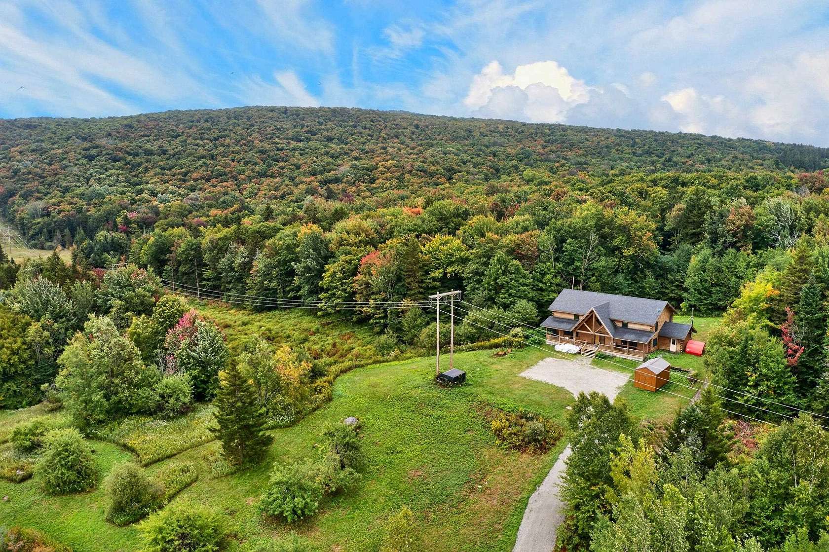 7.6 Acres of Land with Home for Sale in Searsburg, Vermont