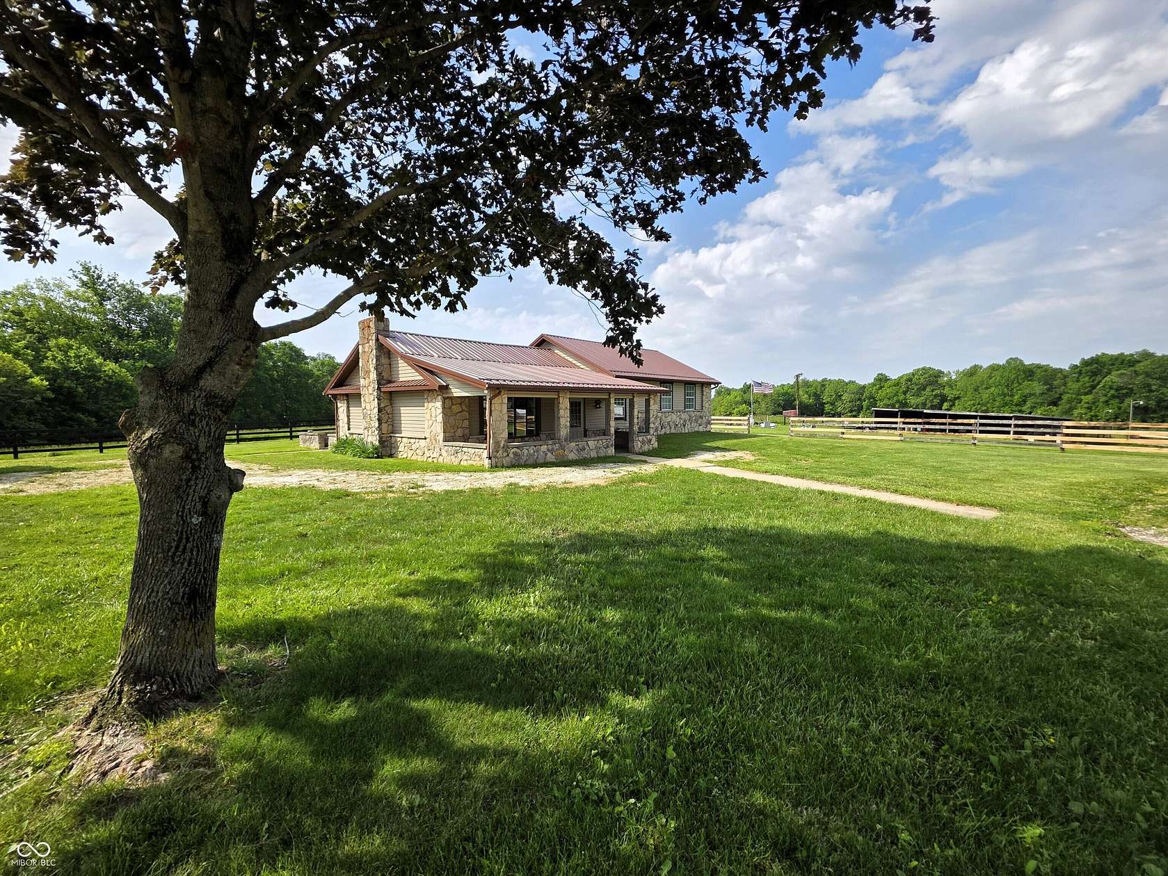 24.2 Acres of Agricultural Land with Home for Sale in Reelsville, Indiana