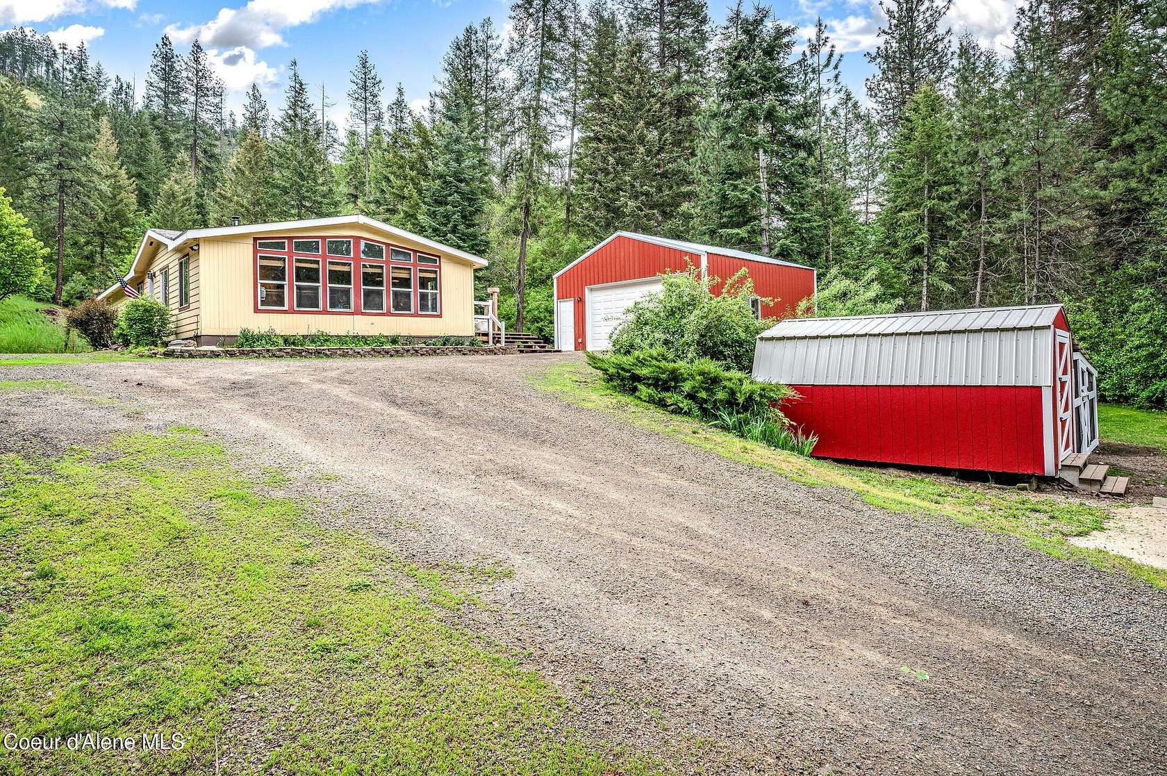 10 Acres of Recreational Land with Home for Sale in Cataldo, Idaho
