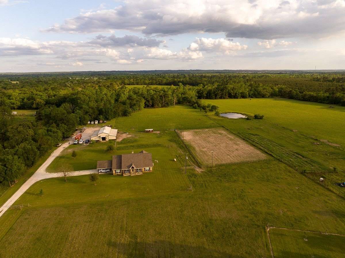 10 Acres of Land with Home for Sale in Huntsville, Texas