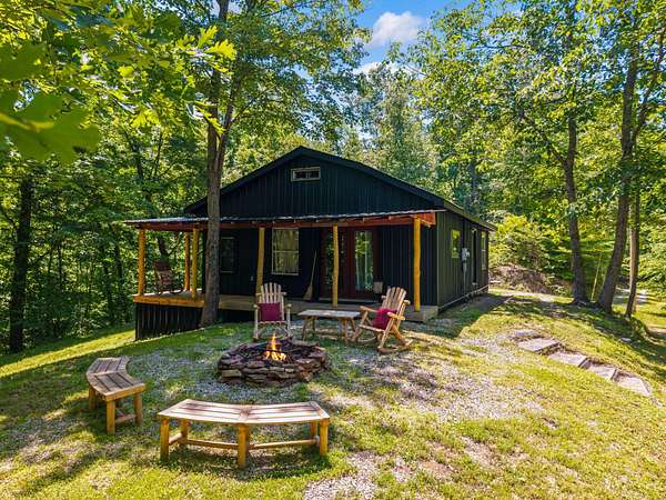 47.3 Acres of Recreational Land with Home for Sale in Booneville, Kentucky