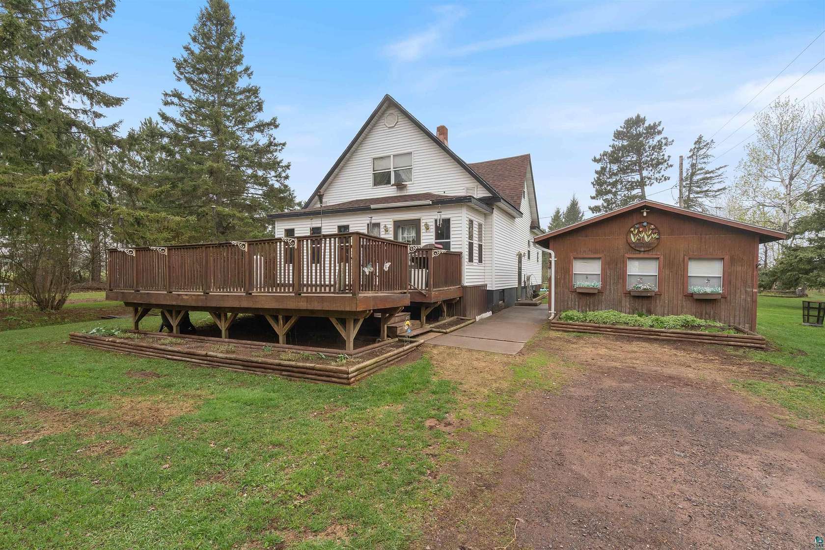 4.9 Acres of Land with Home for Sale in South Range, Wisconsin