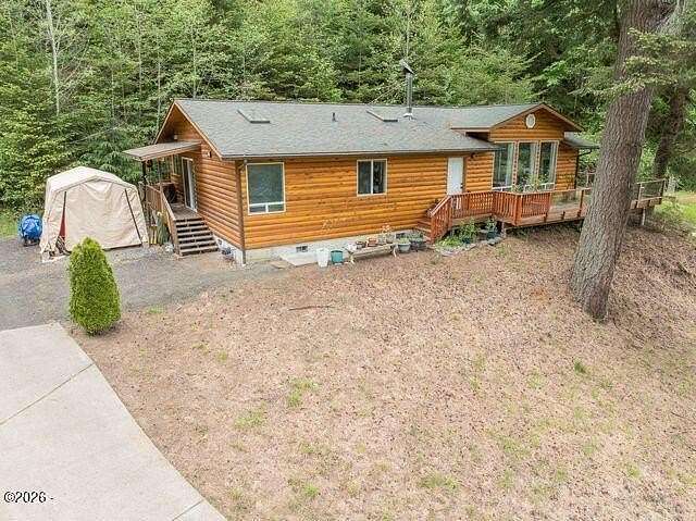 20.3 Acres of Recreational Land with Home for Sale in Tidewater, Oregon