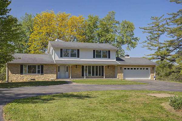 10.7 Acres of Land with Home for Sale in Mount Carroll, Illinois