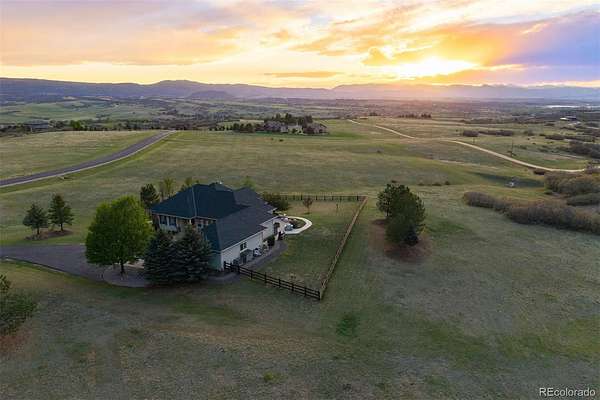 5 Acres of Land with Home for Sale in Sedalia, Colorado