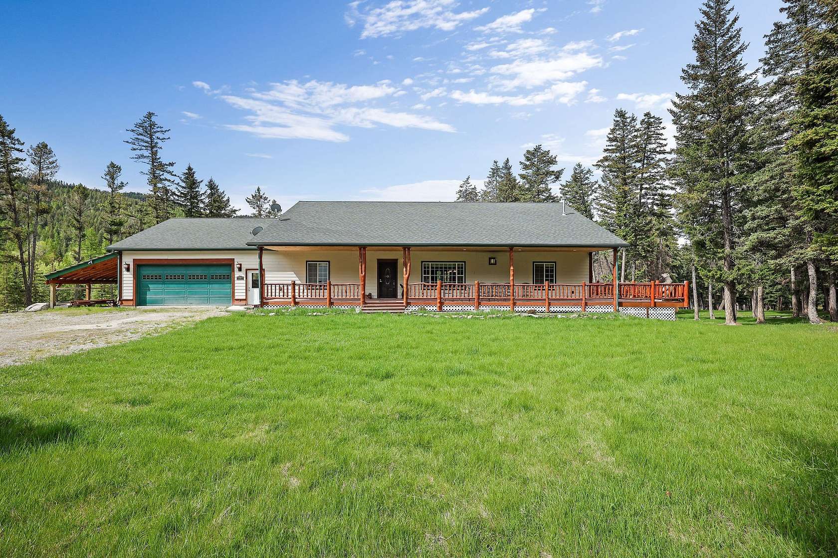 6.64 Acres of Land with Home for Sale in Kila, Montana
