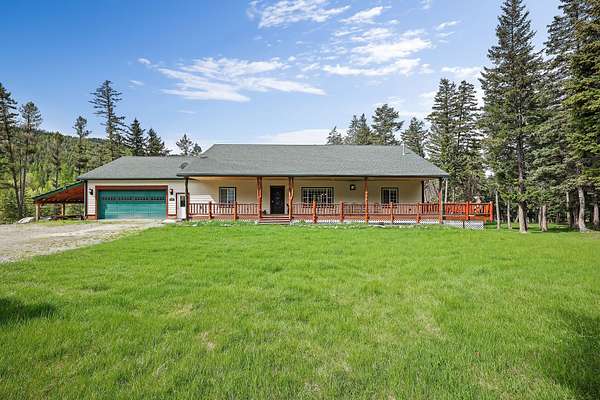 6.64 Acres of Land with Home for Sale in Kila, Montana