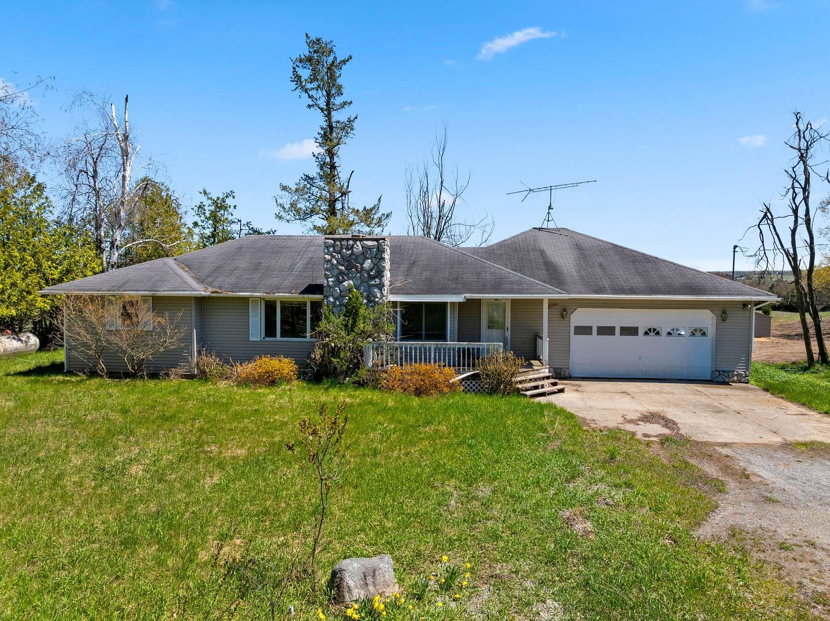 10.2 Acres of Recreational Land with Home for Sale in Gaylord, Michigan