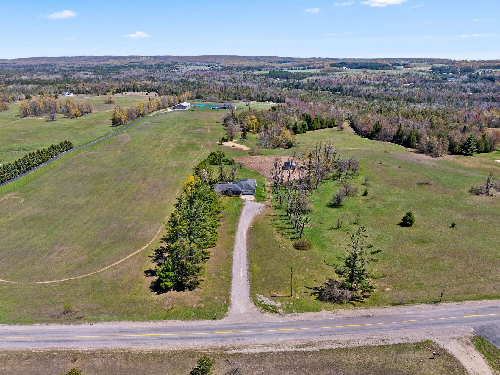 9.75 Acres of Land with Home for Sale in Gaylord, Michigan