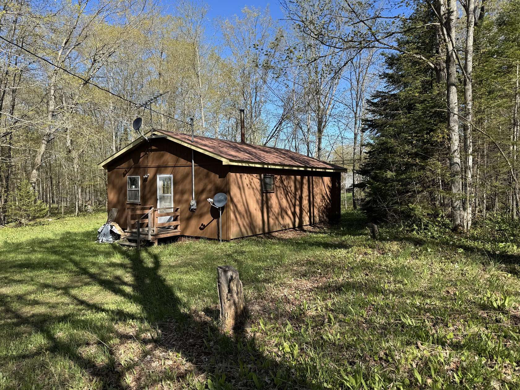 10 Acres of Recreational Land with Home for Sale in Germfask, Michigan