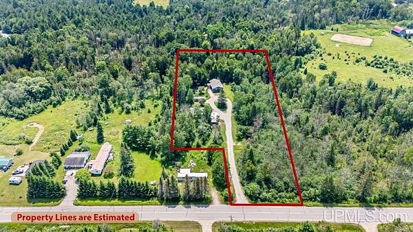 3.5 Acres of Land with Home for Sale in Gladstone, Michigan