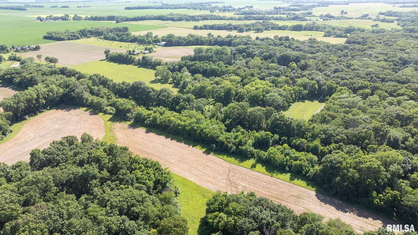 22.3 Acres of Recreational & Residential Land for Sale in Pleasant Plains, Illinois