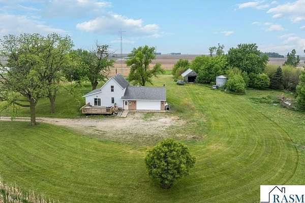 3.65 Acres of Land with Home for Sale in Winnebago, Minnesota