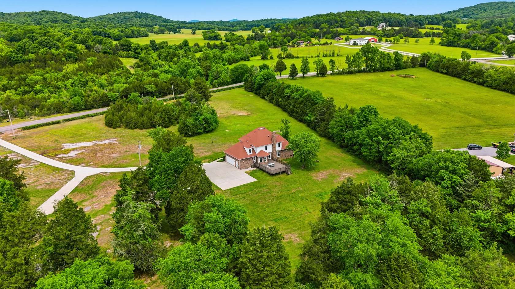 22 Acres of Recreational Land with Home for Sale in Milton, Tennessee