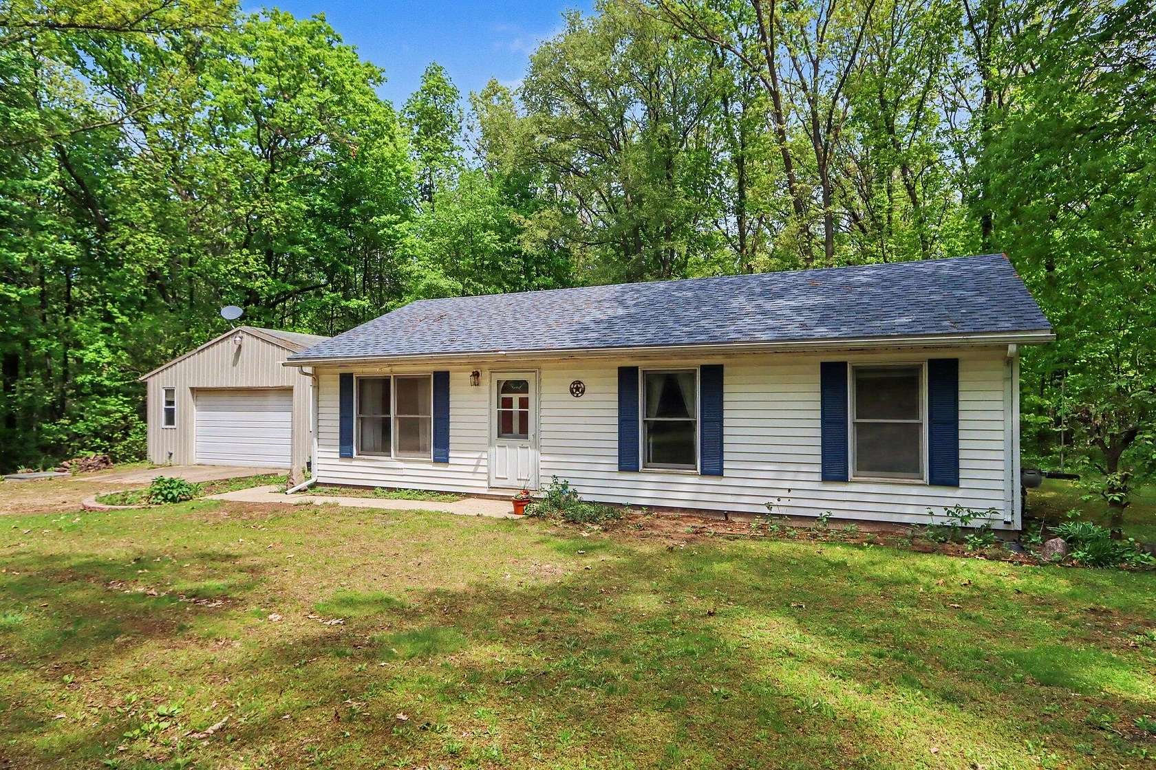 3.5 Acres of Land with Home for Sale in Plainwell, Michigan